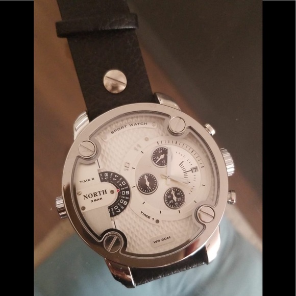 FASHION Men Sports leather 30m waterproof Quartz P - Picture 3 of 3